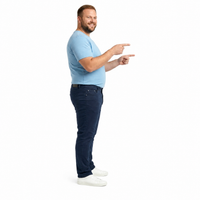 מכנס כותנה אלסטי