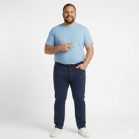 מכנס כותנה אלסטי