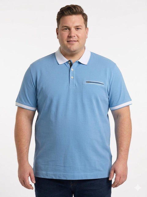 חולצת פולו פרמיום עם כיס נסתר